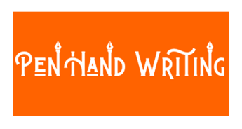 Pen hand writing Logo